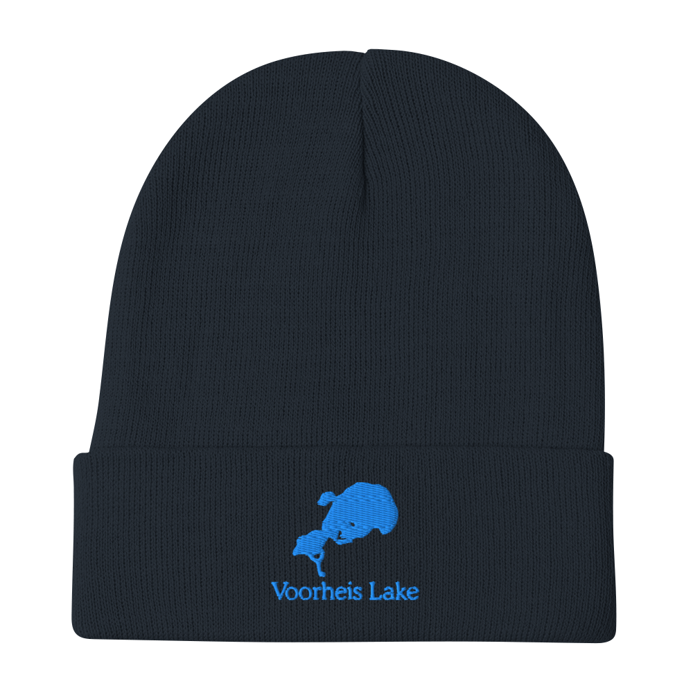 Voorheis Lake Embroidered Beanie Hat
