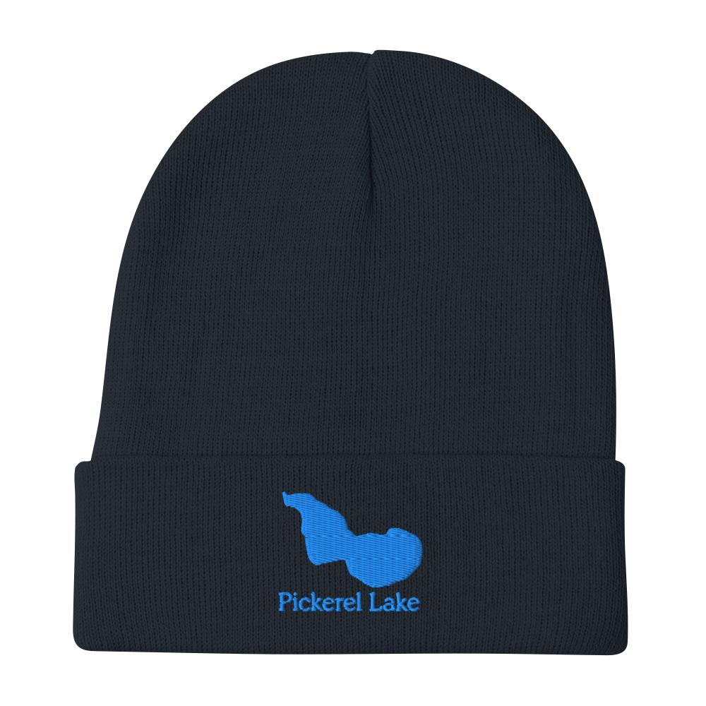 Pickerel Lake Embroidered Beanie Hat