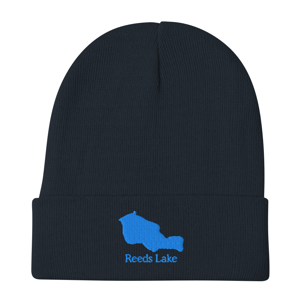Reeds Lake Embroidered Beanie Hat