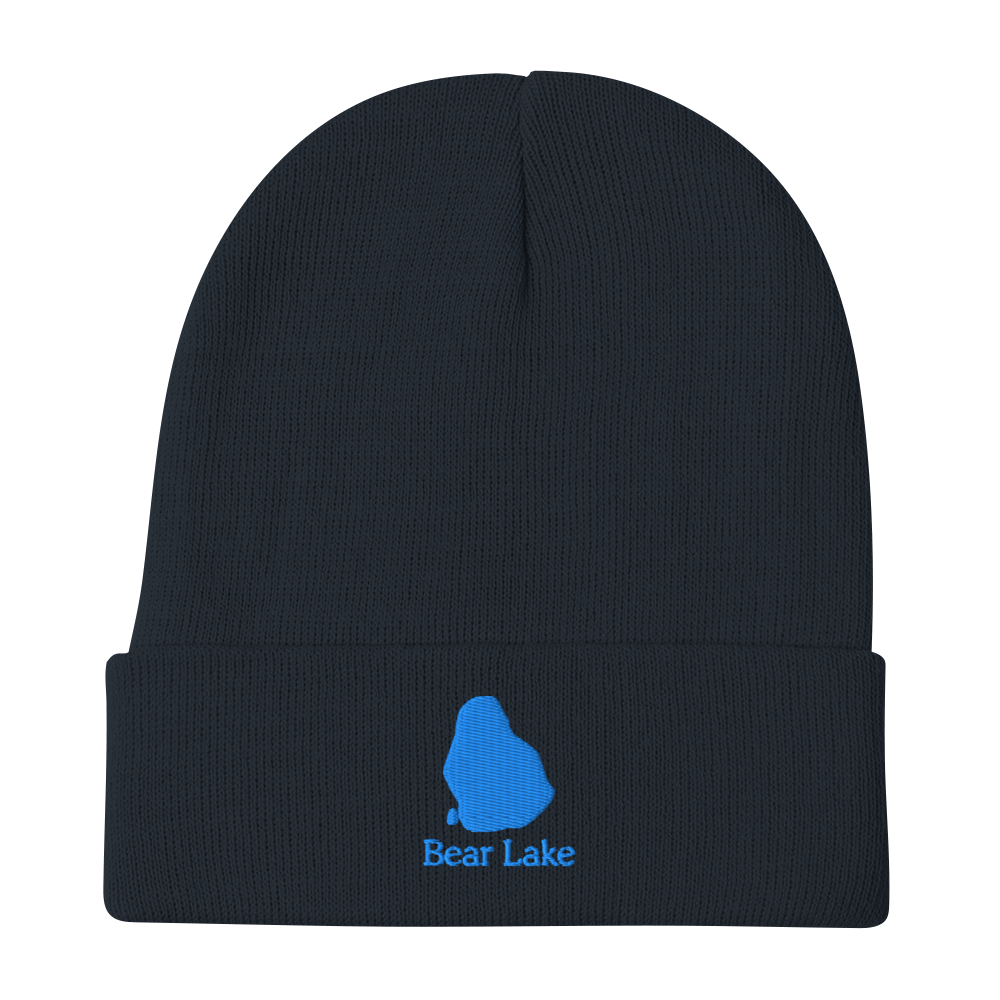 Bear Lake Embroidered Beanie Hat