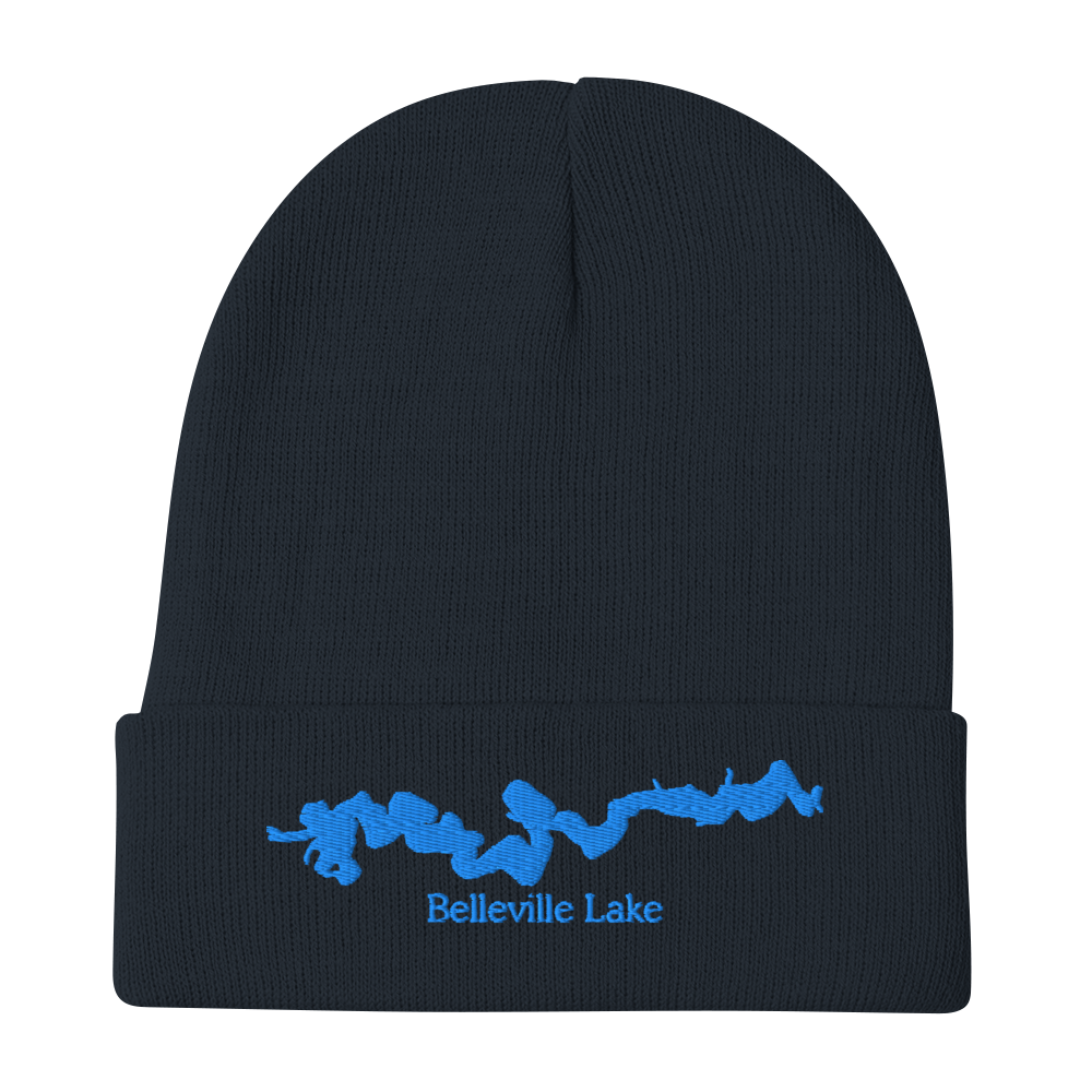 Belleville Lake Embroidered Beanie Hat