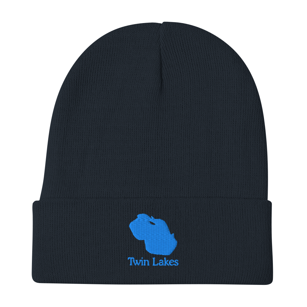 Twin Lakes Embroidered Beanie Hat