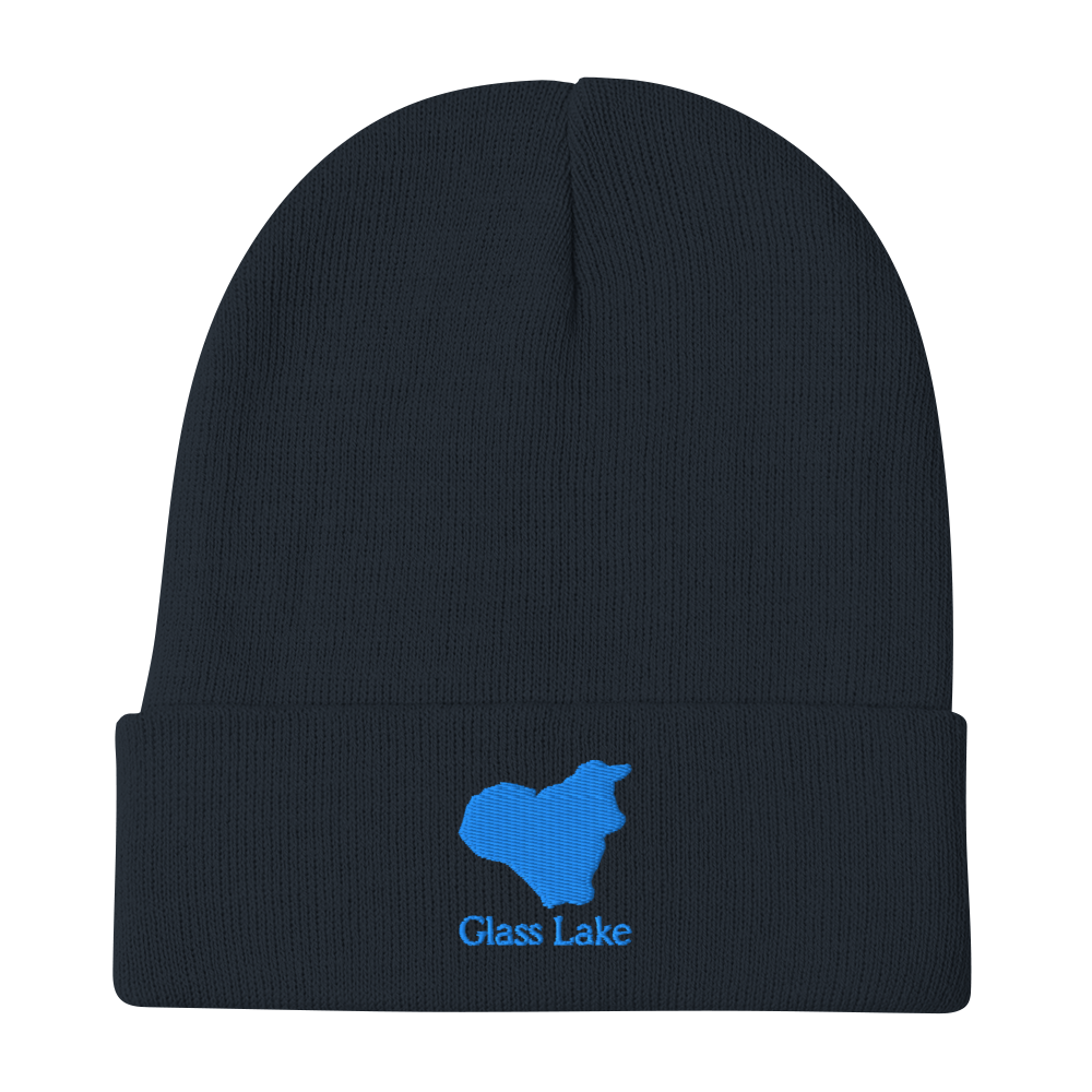 Glass Lake Embroidered Beanie Hat