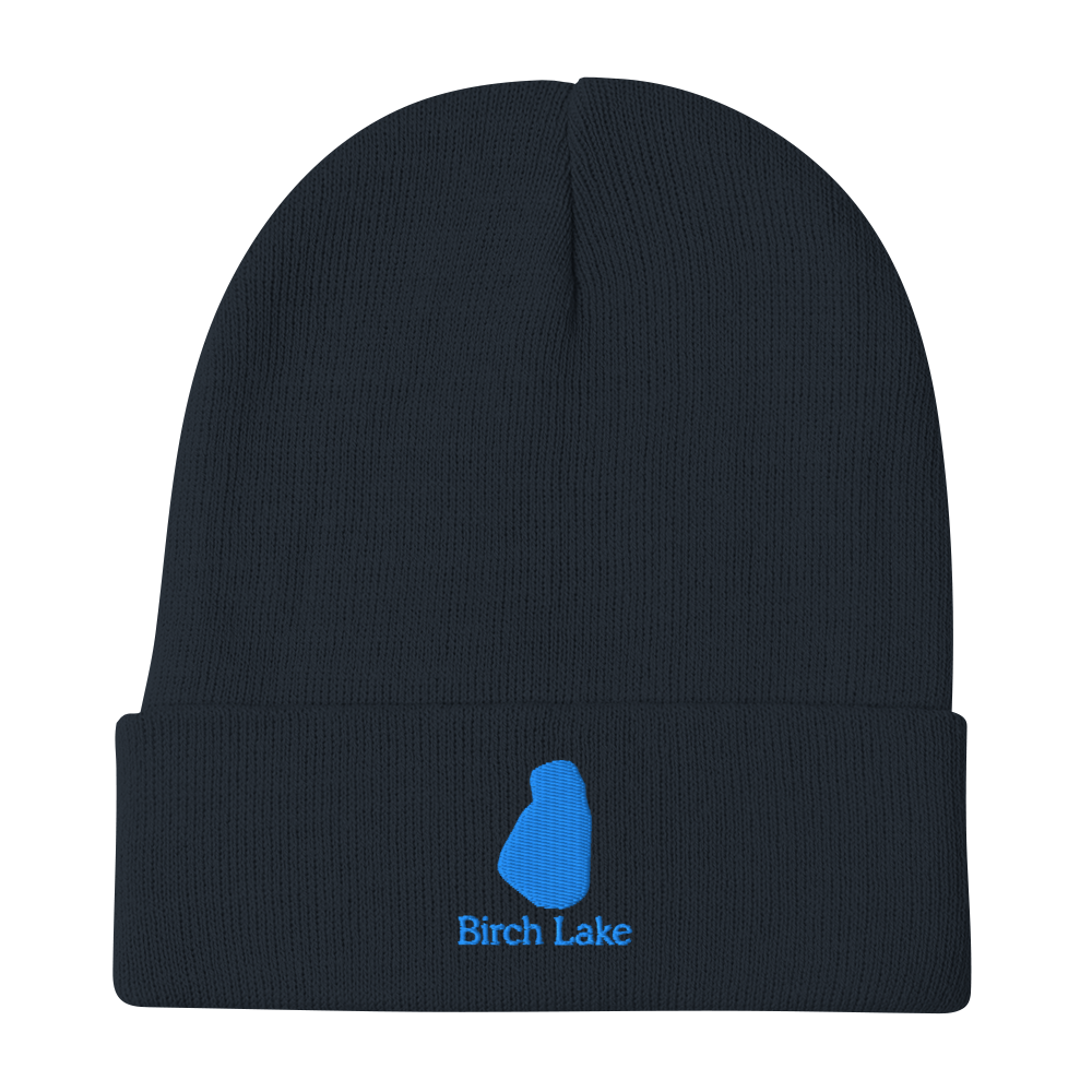 Birch Lake Embroidered Beanie Hat