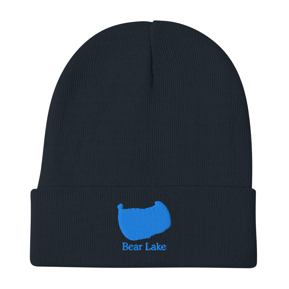 Bear Lake Embroidered Beanie Hat