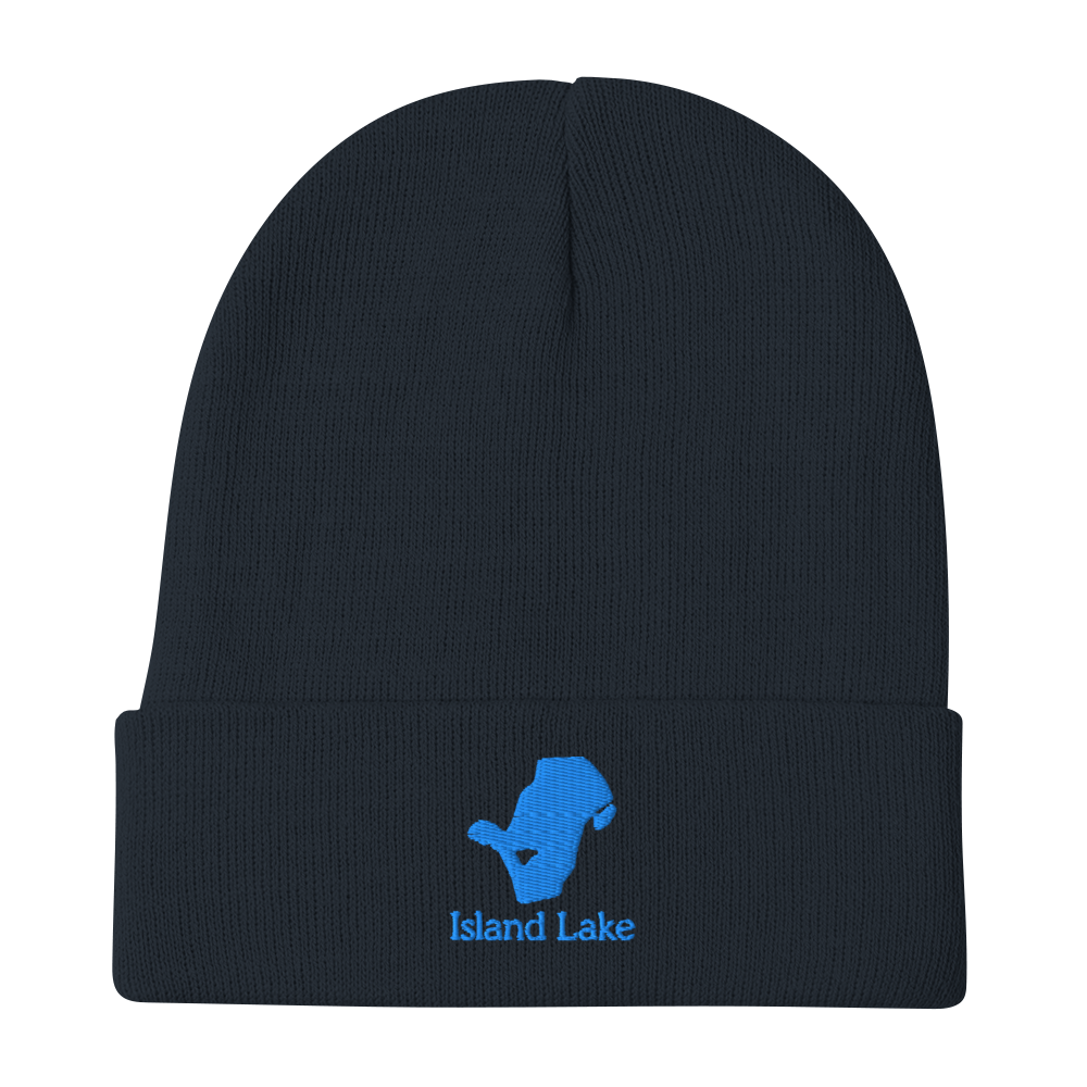 Island Lake Embroidered Beanie Hat