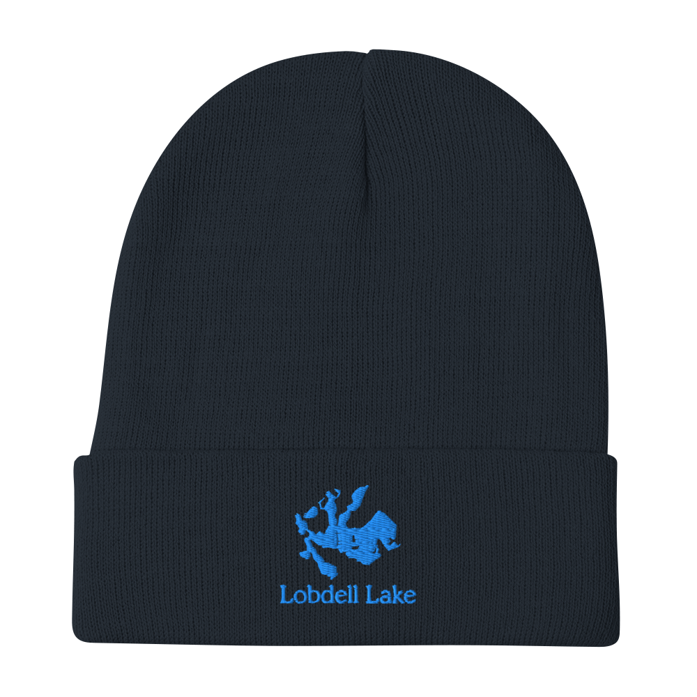 Lobdell Lake Embroidered Beanie Hat