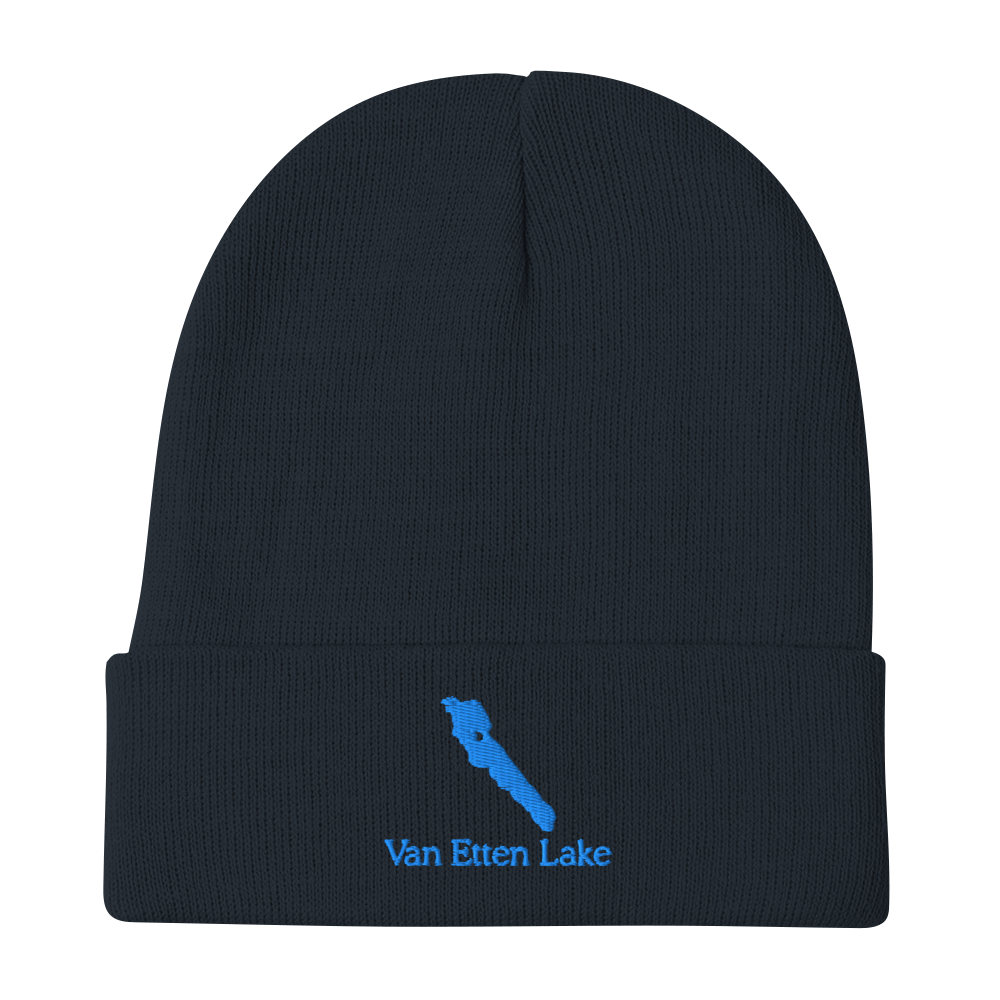 Van Etten Lake Embroidered Beanie Hat