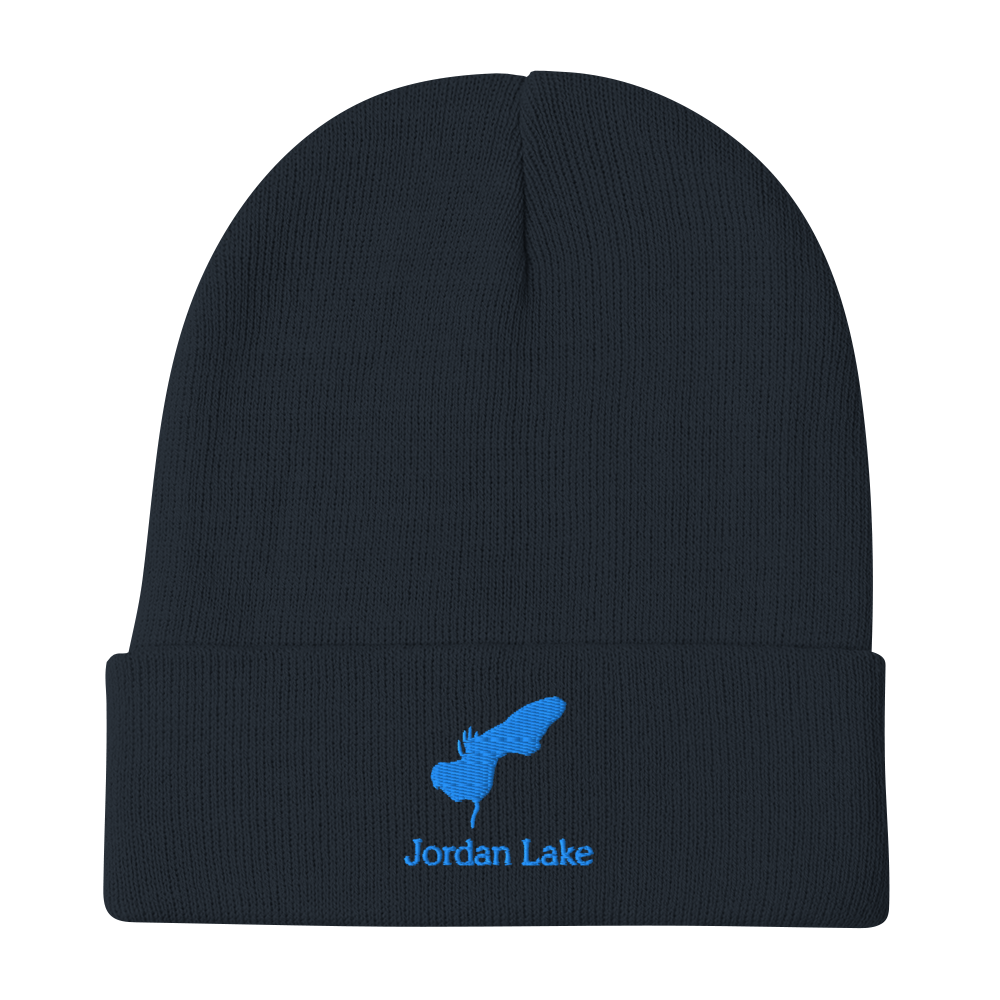 Jordan Lake Embroidered Beanie Hat