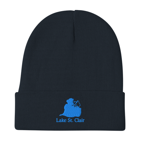 Lake St. Clair Embroidered Beanie Hat