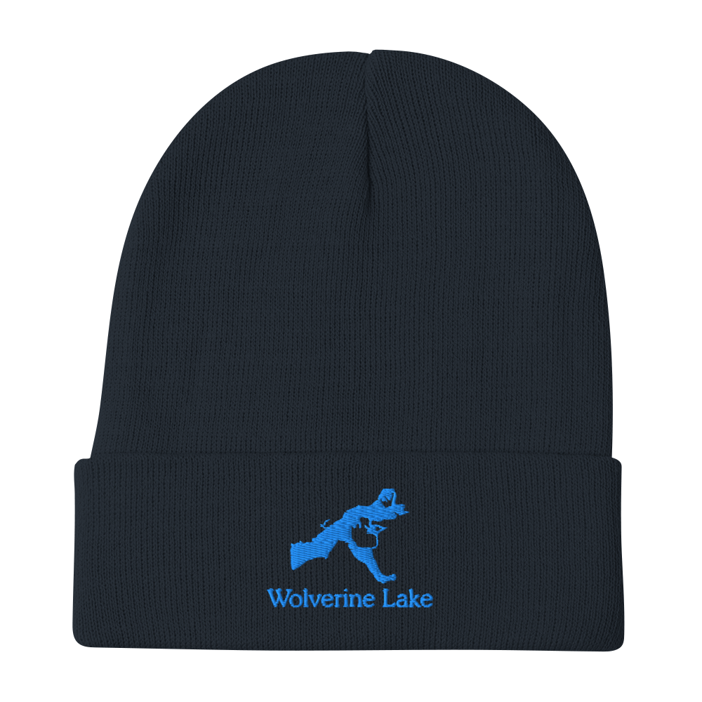 Wolverine Lake Embroidered Beanie Hat