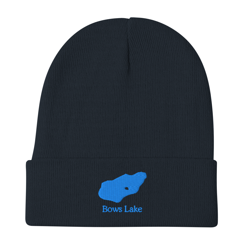 Bows Lake Embroidered Beanie Hat