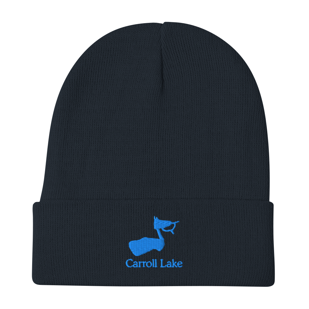 Carroll Lake Embroidered Beanie Hat