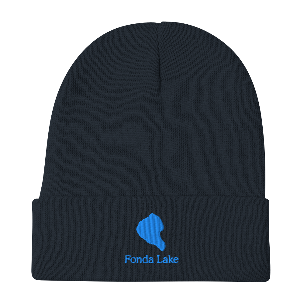 Fonda Lake Embroidered Beanie Hat