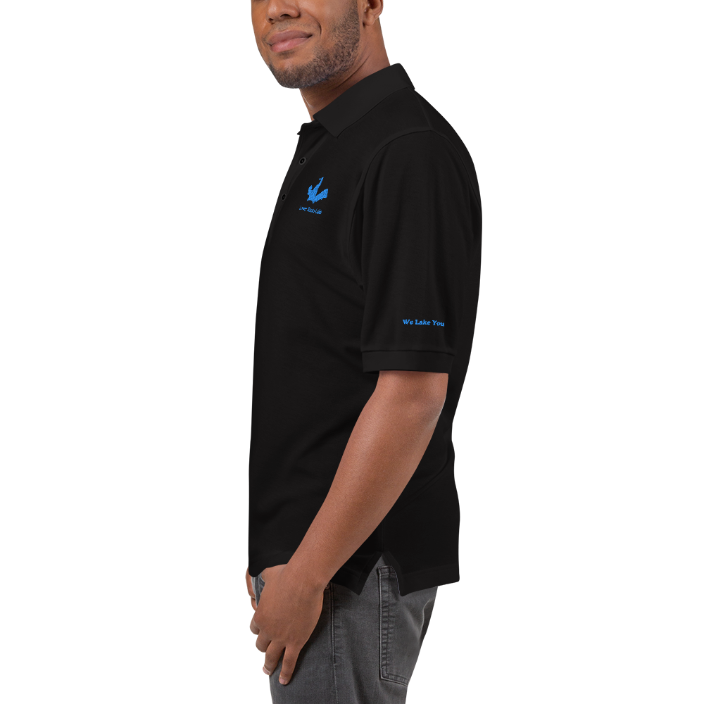 Lower Straits Lake Men's Premium Embroidered Polo