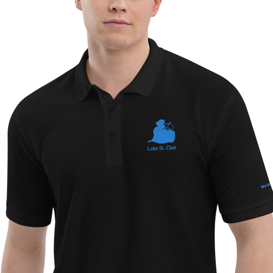 Lake St. Clair Men's Embroidered Polo