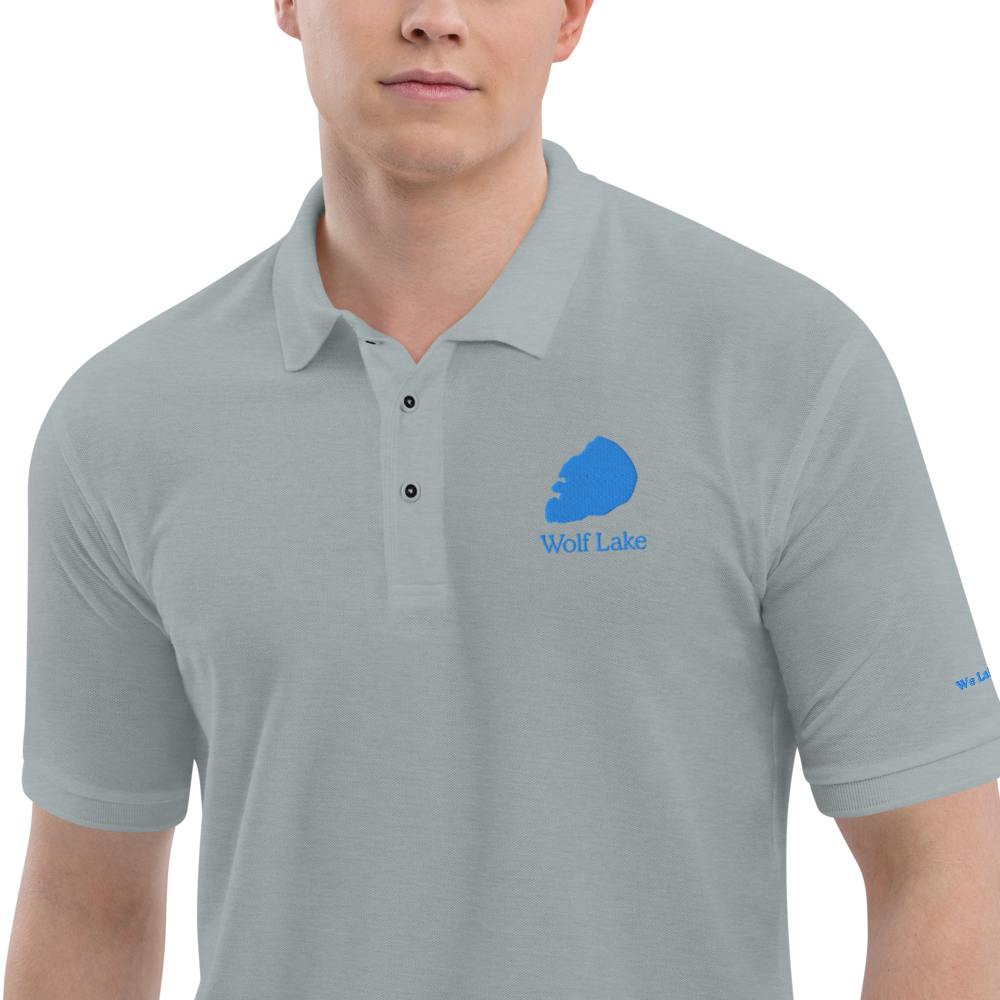 Wolf Lake Men's Embroidered Polo