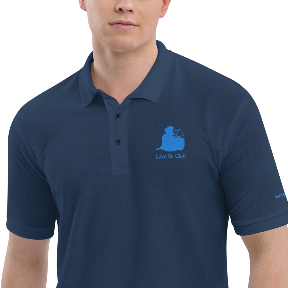 Lake St. Clair Men's Embroidered Polo