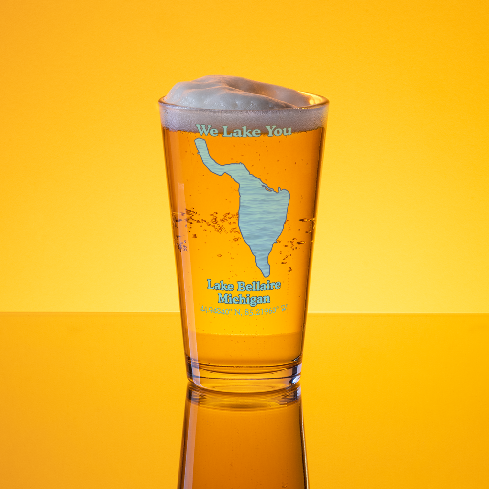 Lake Bellaire 16 oz Pint Glass
