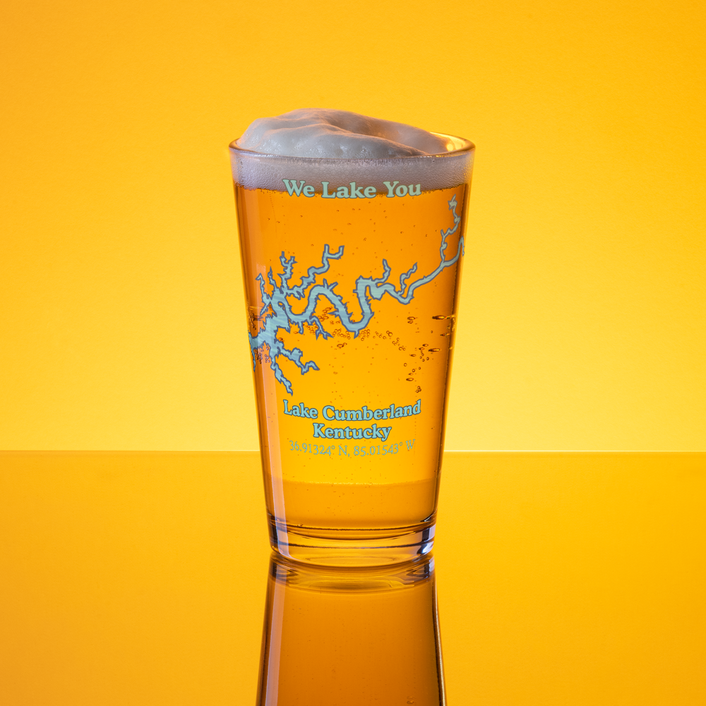 Lake Cumberland 16 oz Pint Glass