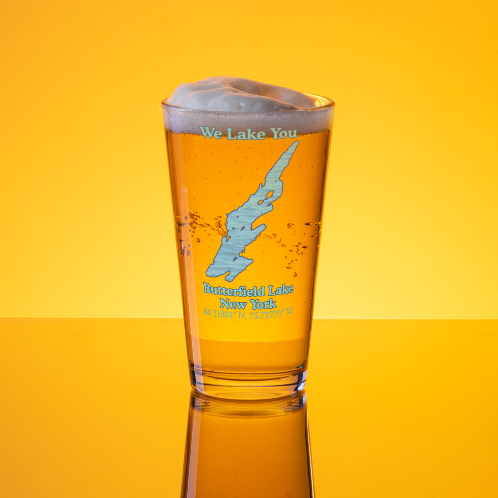 Butterfield Lake 16 oz Pint Glass