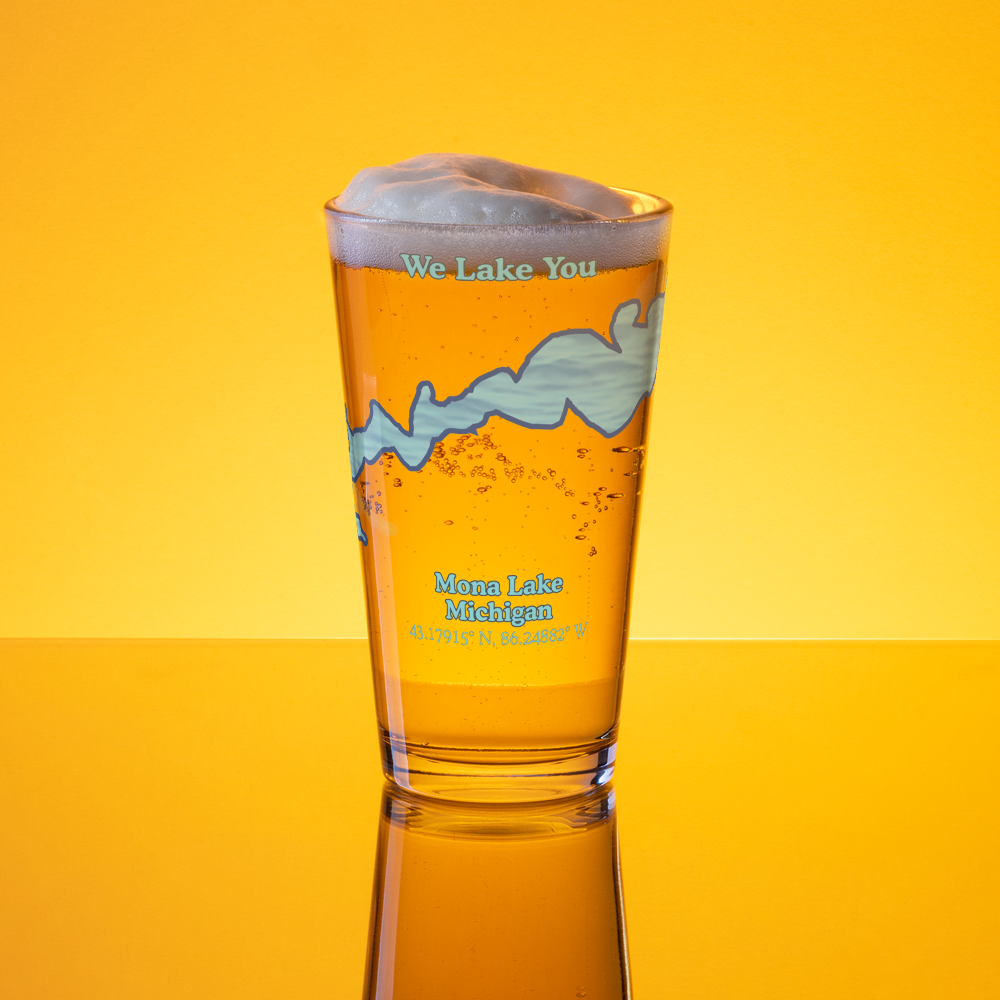 Mona Lake 16 oz Pint Glass