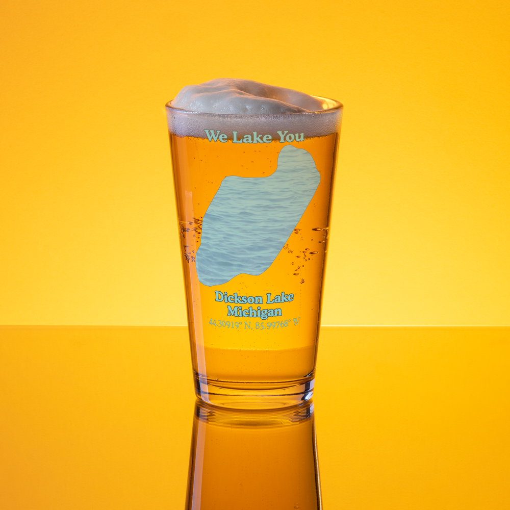 Dickson Lake 16 oz Pint Glass