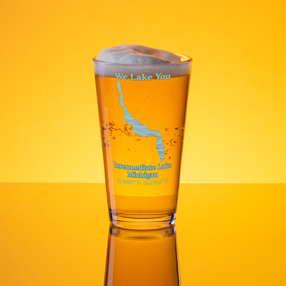 Intermediate Lake 16 oz Pint Glass