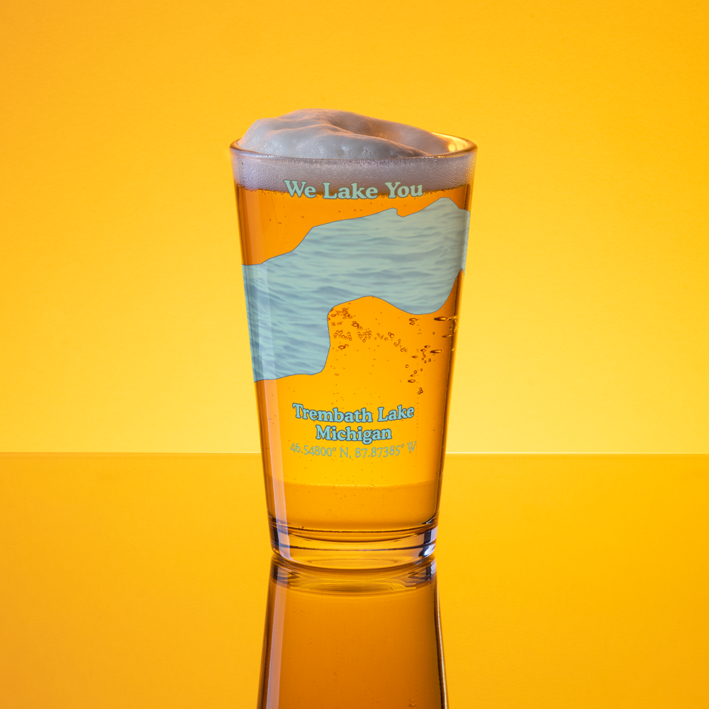 Trembath Lake 16 oz Pint Glass