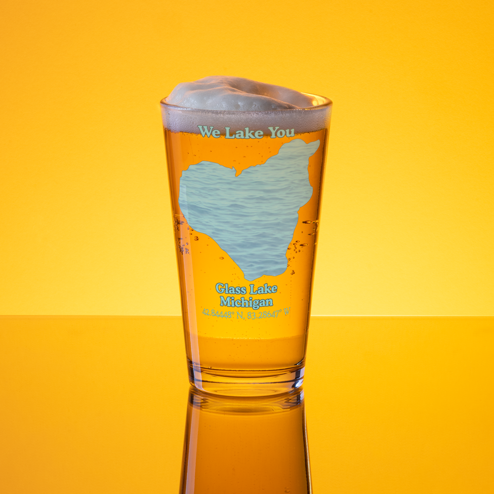 Glass Lake 16 oz Pint Glass