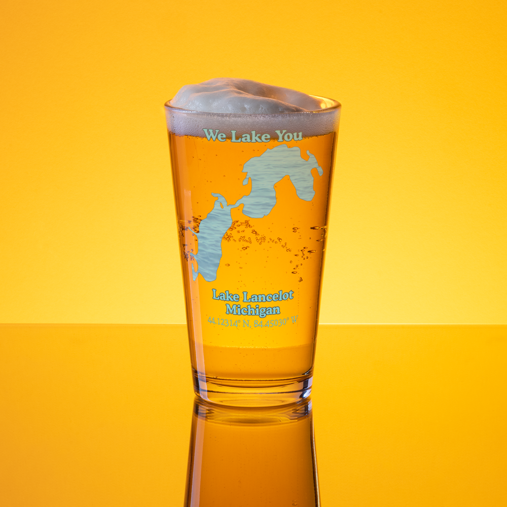Lake Lancelot 16 oz Pint Glass