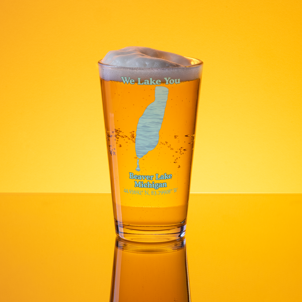 Beaver Lake 16 oz Pint Glass