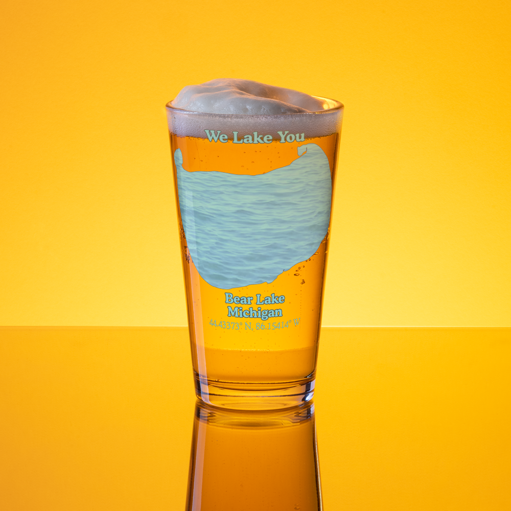 Bear Lake 16 oz Pint Glass