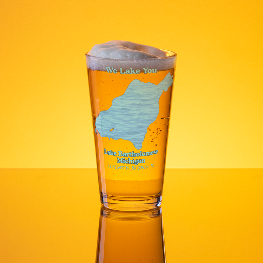 Lake Bartholomew 16 oz Pint Glass