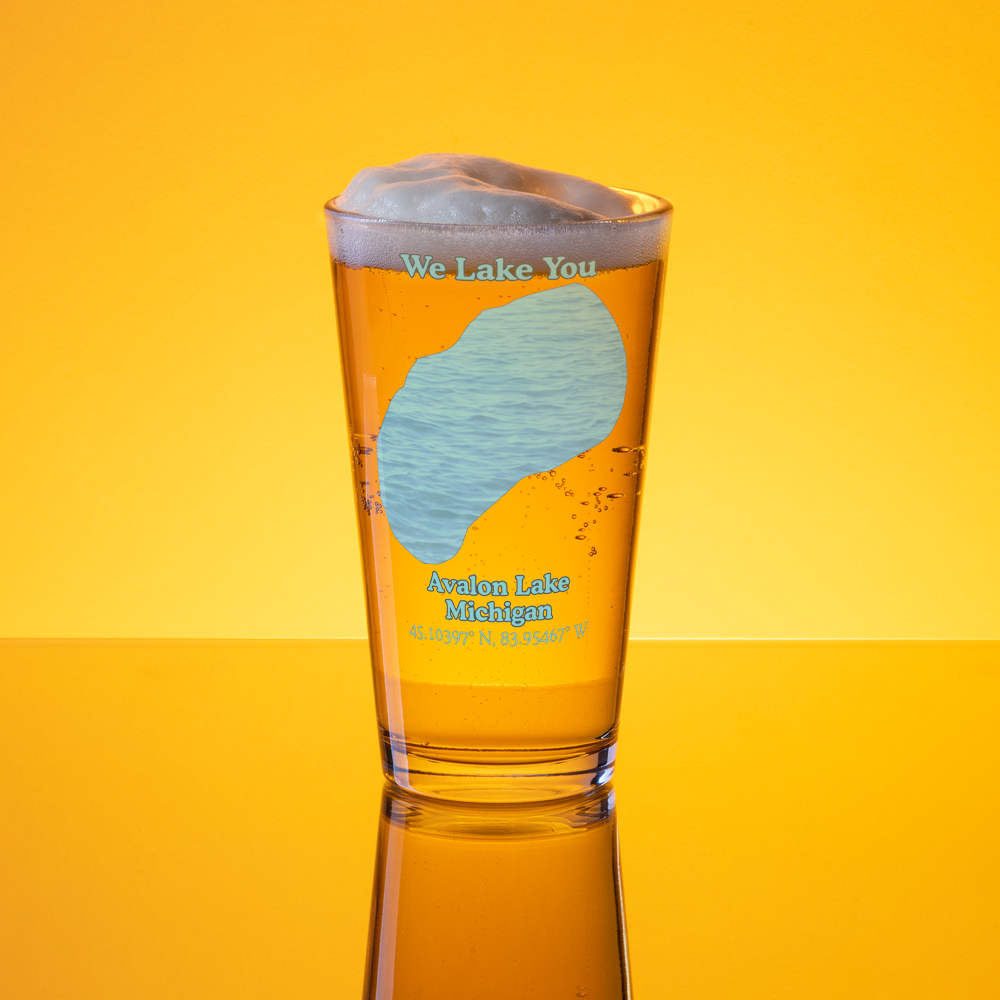 Avalon Lake 16 oz Pint Glass