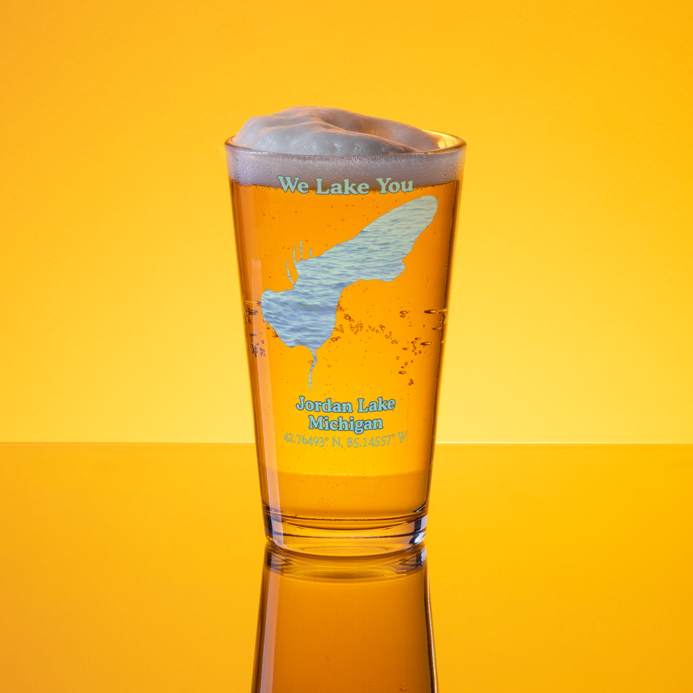 Jordan Lake 16 oz Pint Glass