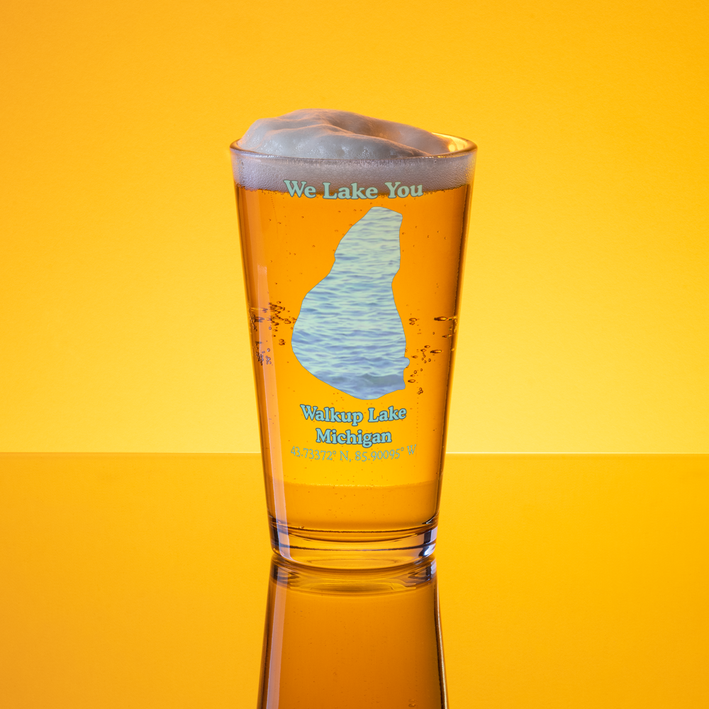 Walkup Lake 16 oz Pint Glass