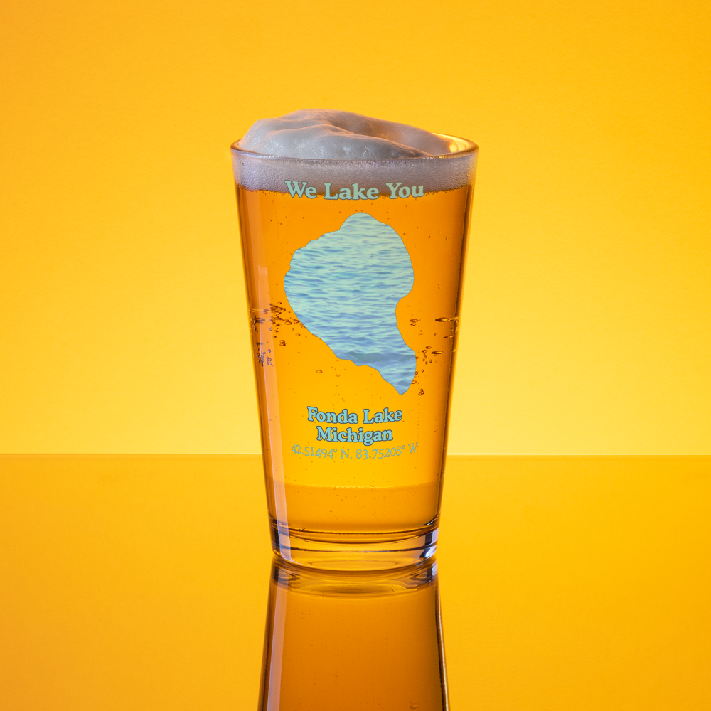 Fonda Lake 16 oz Pint Glass