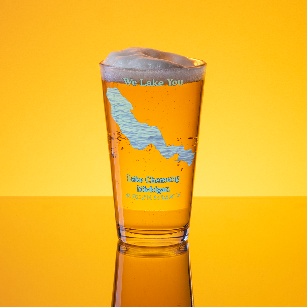 Lake Chemung 16 oz Pint Glass