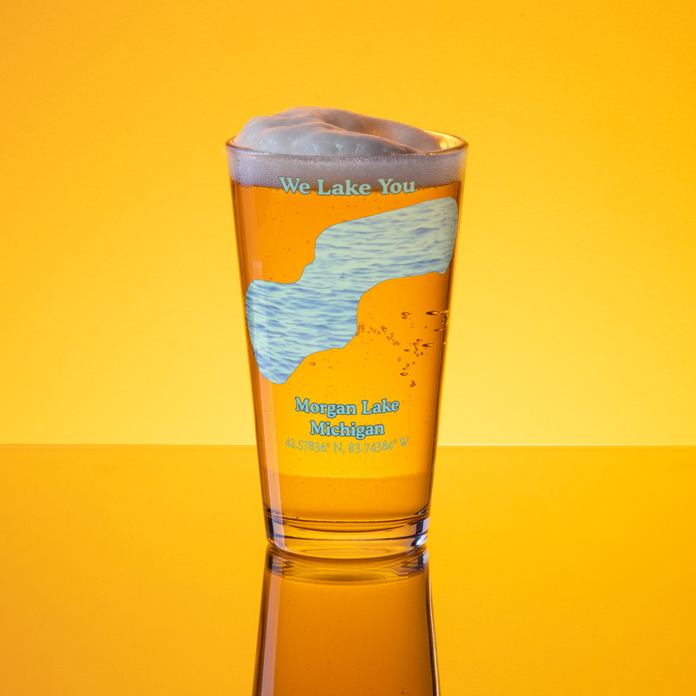 Morgan Lake 16 oz Pint Glass