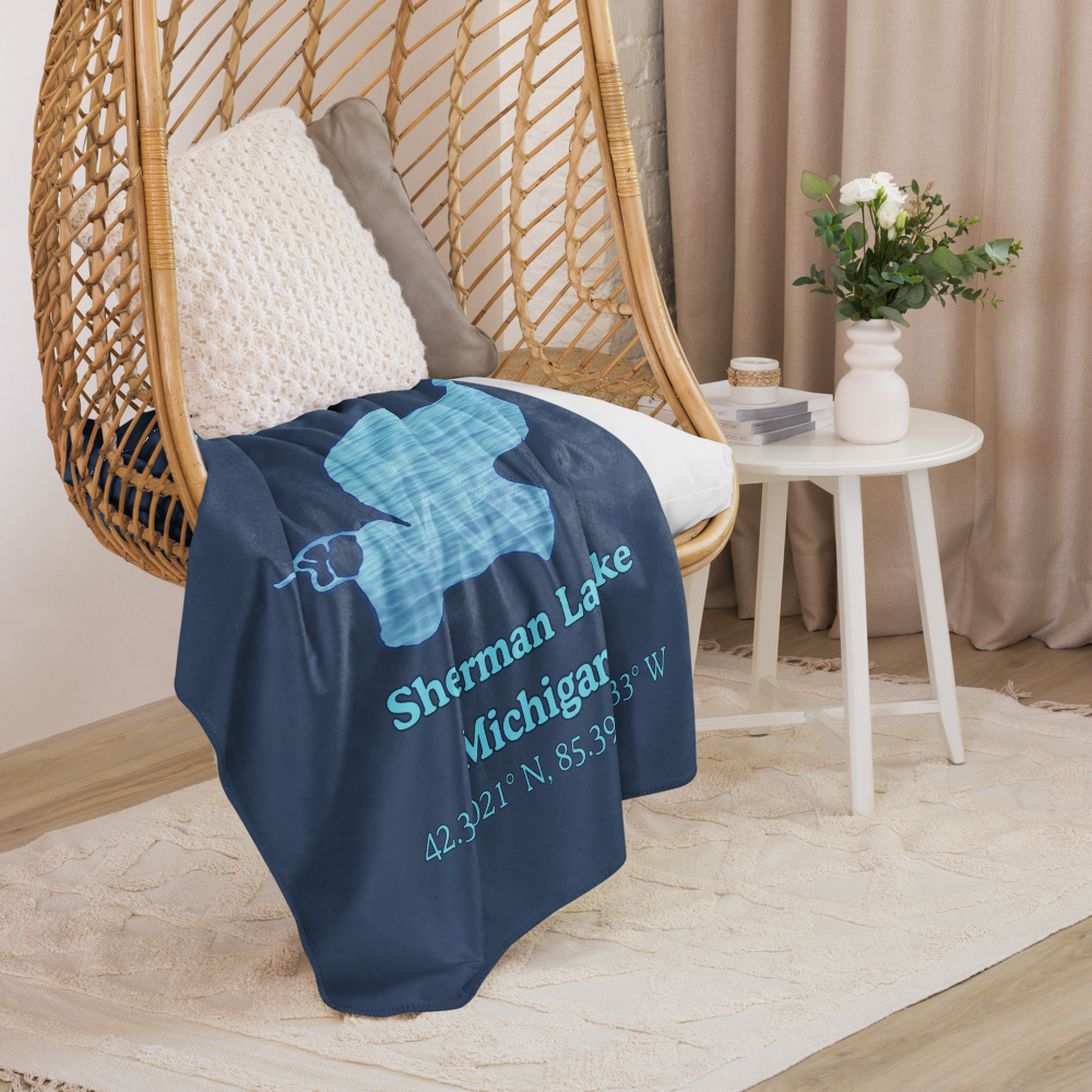 Sherman Lake Sherpa Blanket