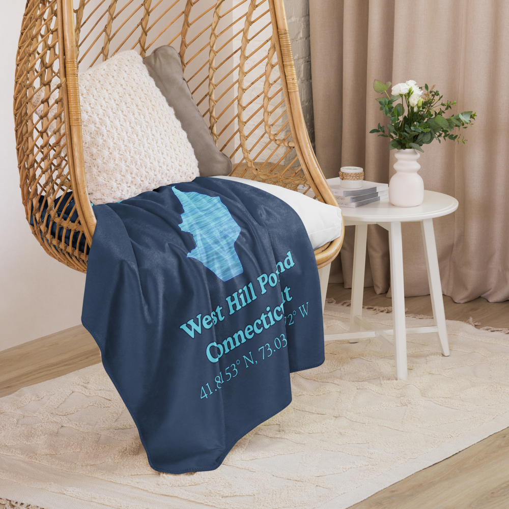 West Hill Pond Sherpa Blanket