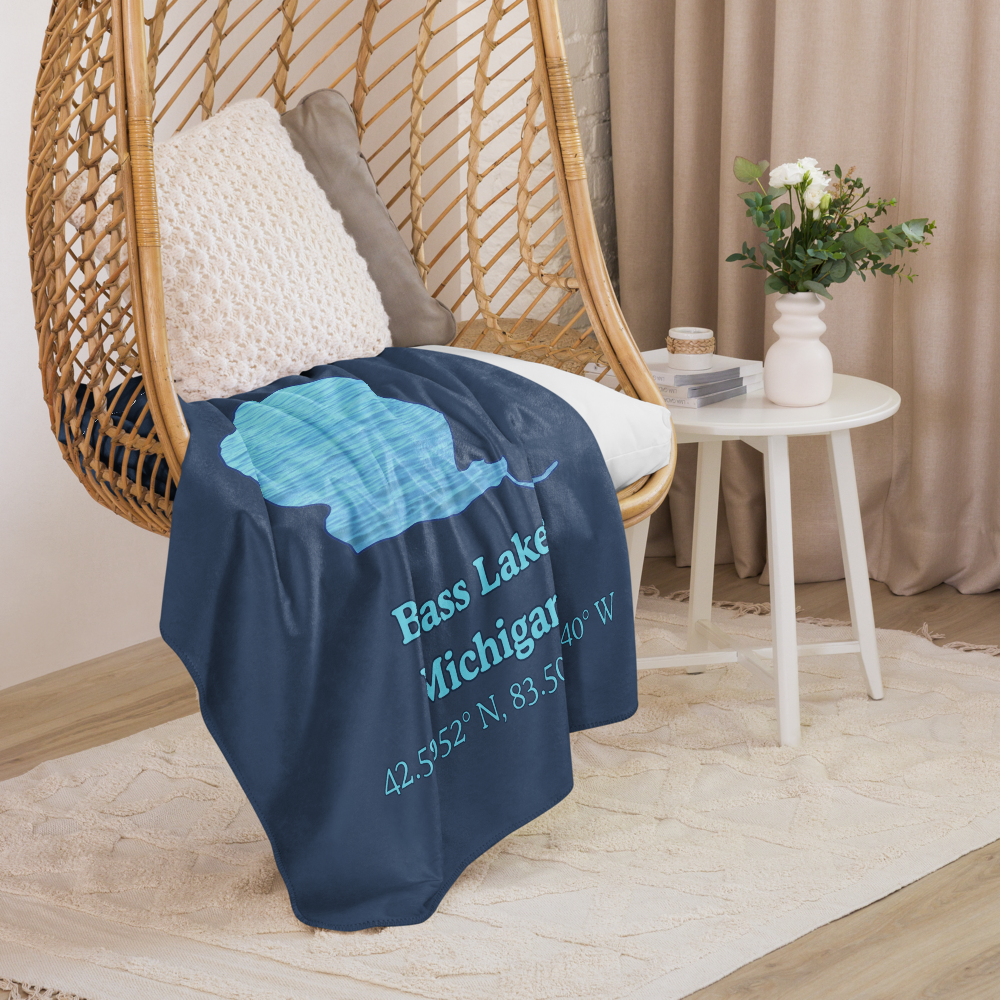 Bass Lake Sherpa Blanket