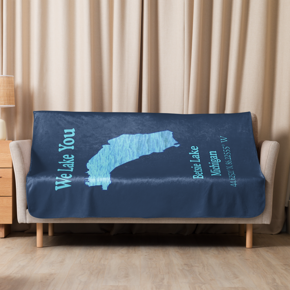 Betsie Lake Sherpa Blanket