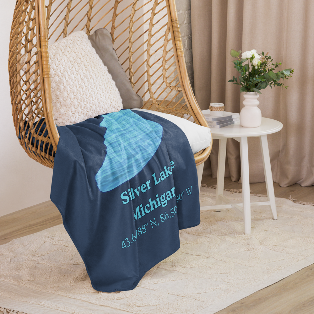 Silver Lake Sherpa Blanket