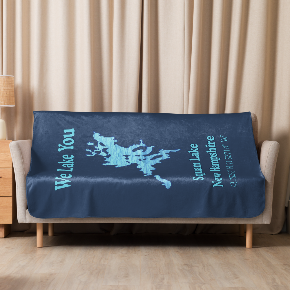 Squam Lake Sherpa Blanket