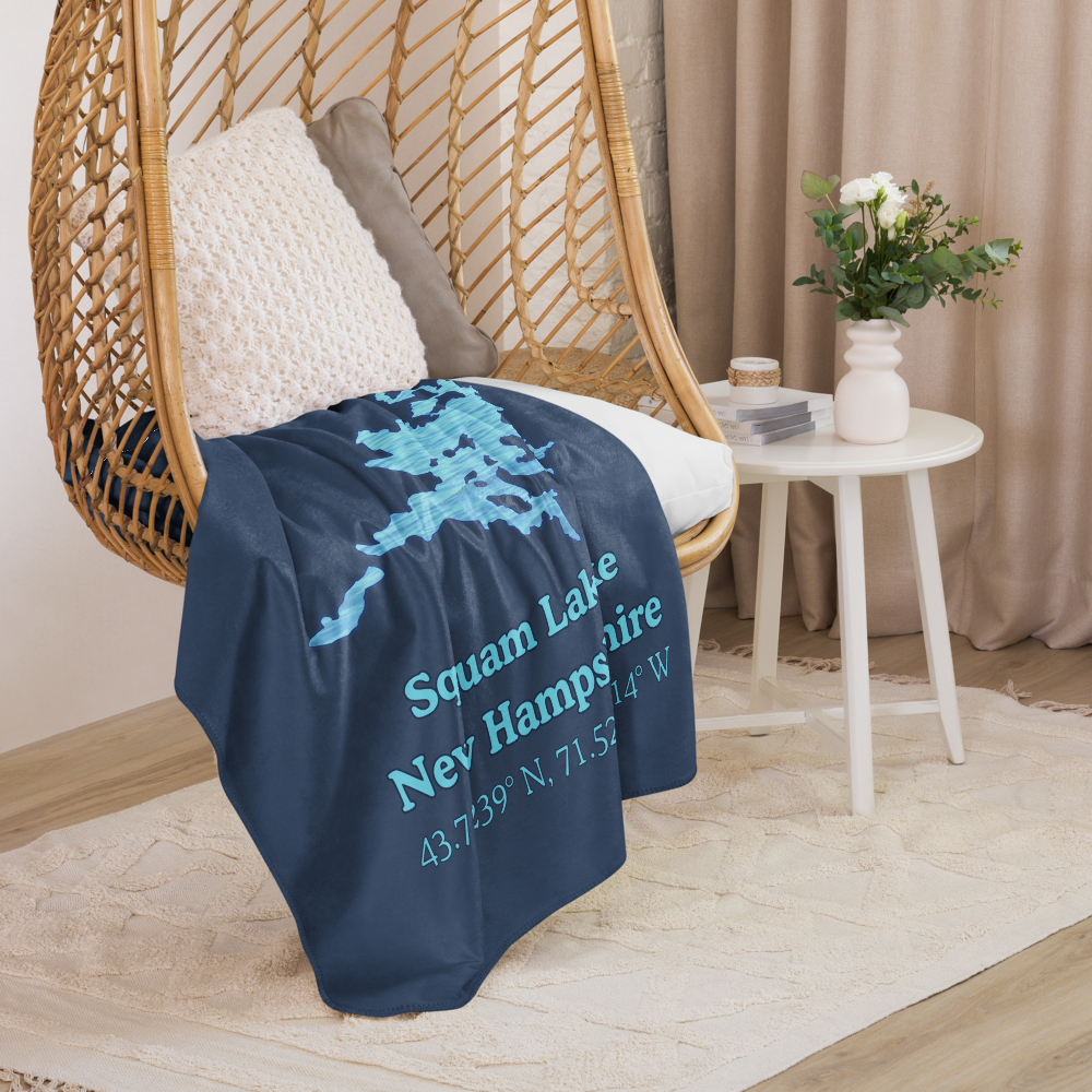 Squam Lake Sherpa Blanket