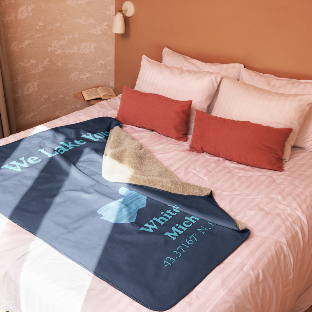 White Lake Sherpa Blanket