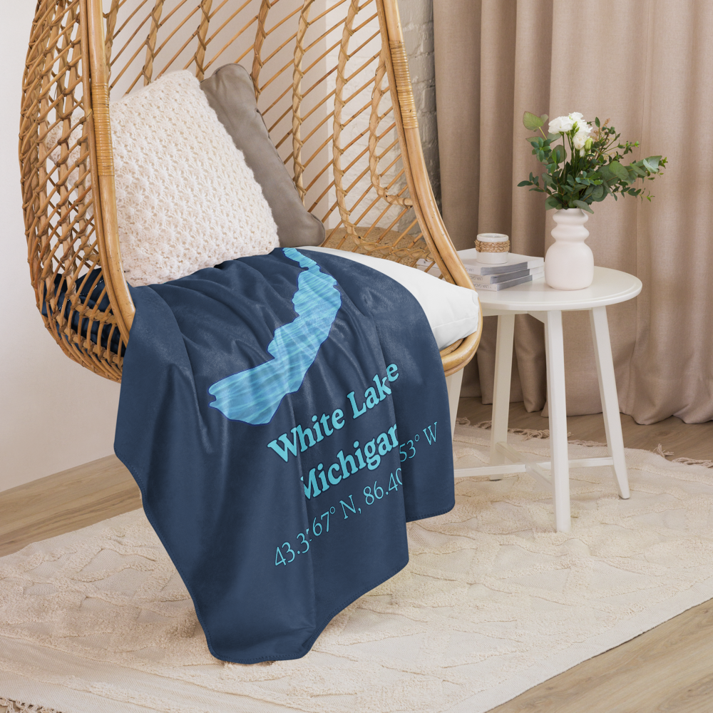 White Lake Sherpa Blanket