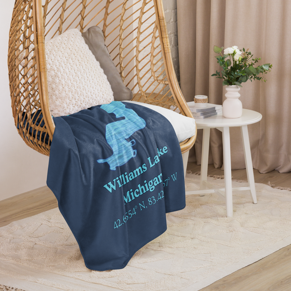 Williams Lake Sherpa Blanket